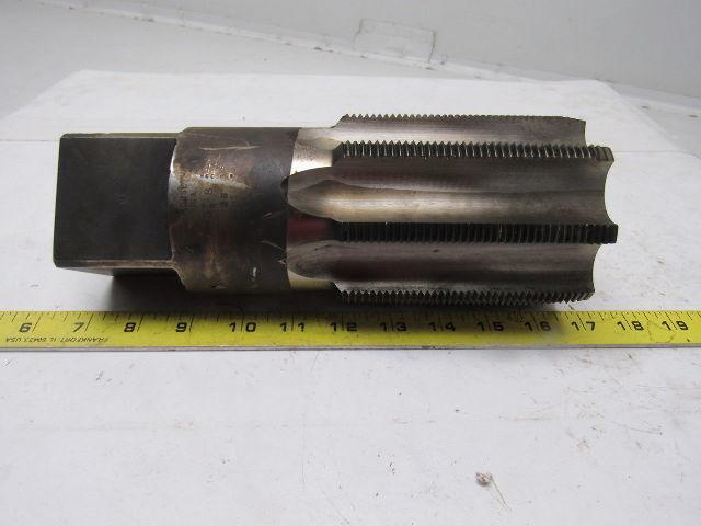 Morse 3-7/8"-8 Bottom Tap 8 Flute HSS 4-3/4" Flute Length 10" OAL