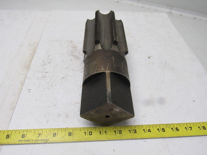 Morse 3-7/8"-8 Bottom Tap 8 Flute HSS 4-3/4" Flute Length 10" OAL