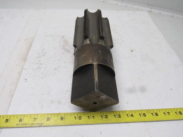 Morse 3-7/8"-8 Bottom Tap 8 Flute HSS 4-3/4" Flute Length 10" OAL