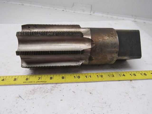 Morse 3-7/8"-8 Bottom Tap 8 Flute HSS 4-3/4" Flute Length 10" OAL