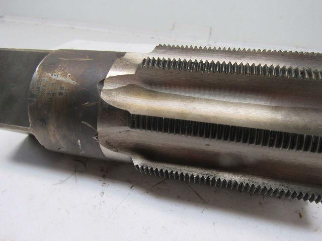 Morse 3-7/8"-8 Bottom Tap 8 Flute HSS 4-3/4" Flute Length 10" OAL