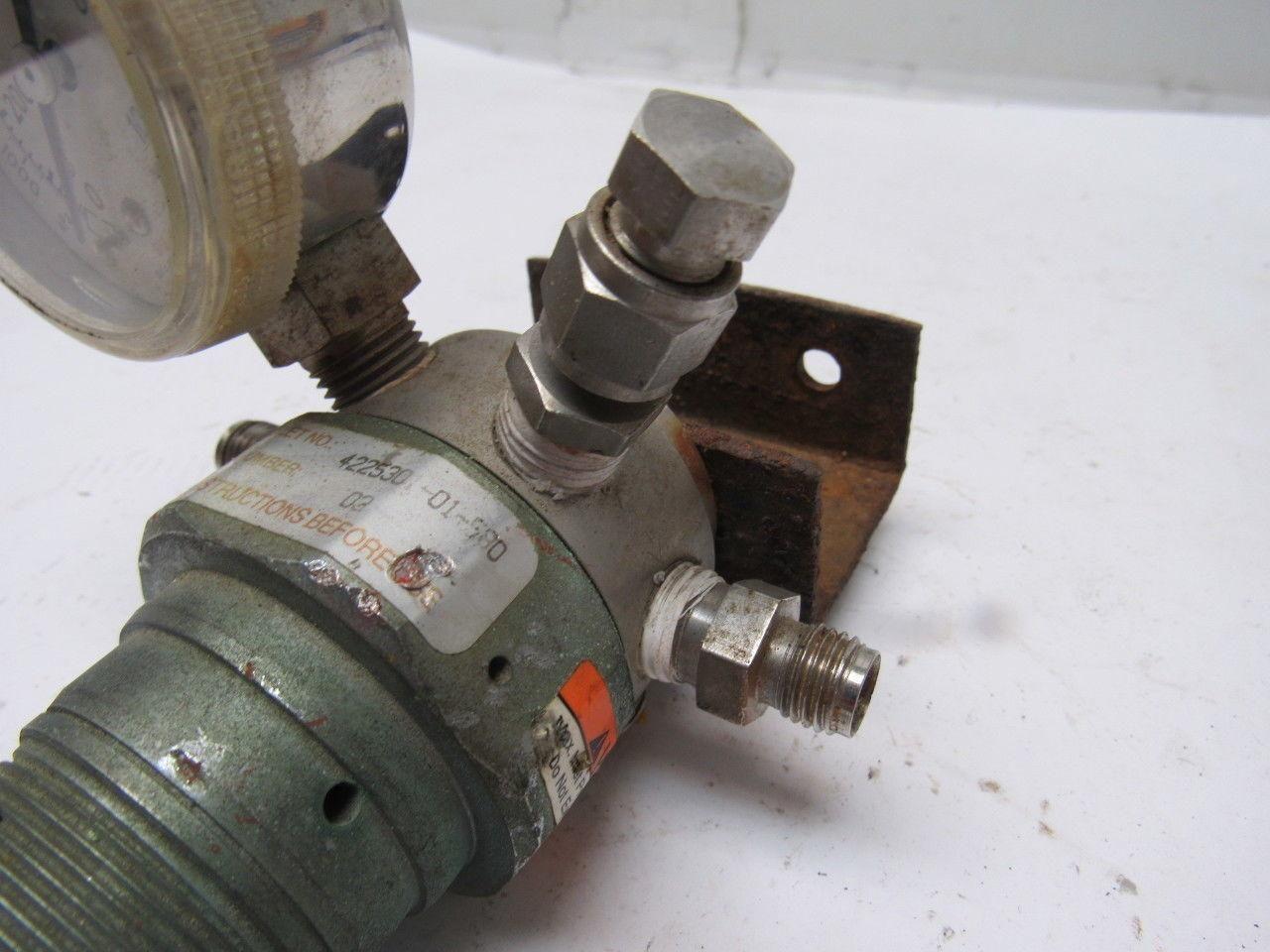 Concoa  4225301-01-580 Adjustable Pressure Regulator 0-1000PSI