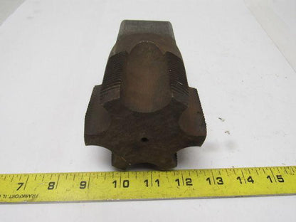 3-1/2"-10 Plug Tap 6 Flute HSS 2" Flute Length 5-3/4" OAL