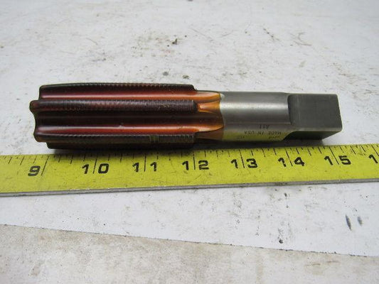 TRW 1-3/8"-12 Plug Taper 6 Flute HSS 3" Flute Length 6" OAL