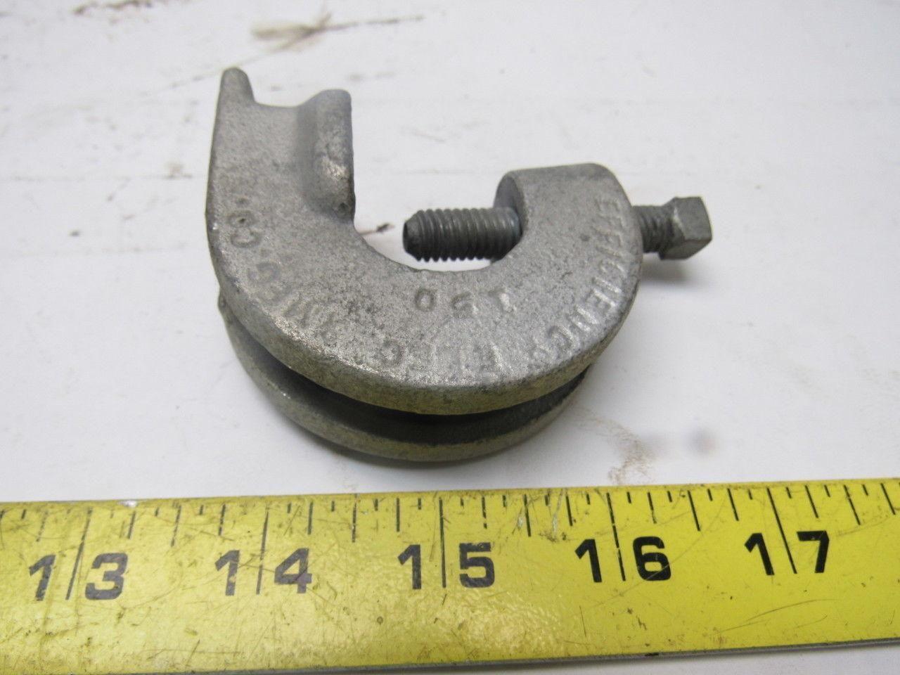 EFFICIENCY ELECTRIC 1" C Style Beam Clamp Lot/29