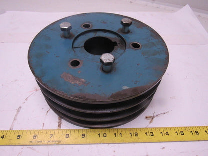 3 GROOVE Pulley Sheave 9-3/8" OD W/ Woods E 2-1/8" QD Bushing