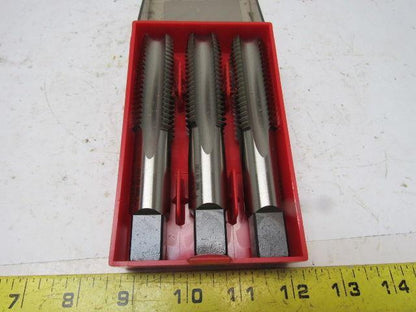 Cle-Line C62104 1"-8 3Pc 4 Flute Tap Set Plug Taper Bottom 5-1/2" OAL HHS USA