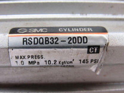 SMC  RSDQB32-20DD Pneumatic Stopper Cylinder 32mm Bore X 20mm Stroke