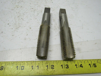 Greenfield 14547 5303 1"-8 2pc 4 Flute Tap Set Taper Bottom 5-1/8" OAL HHS