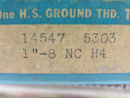 Greenfield 14547 5303 1"-8 2pc 4 Flute Tap Set Taper Bottom 5-1/8" OAL HHS