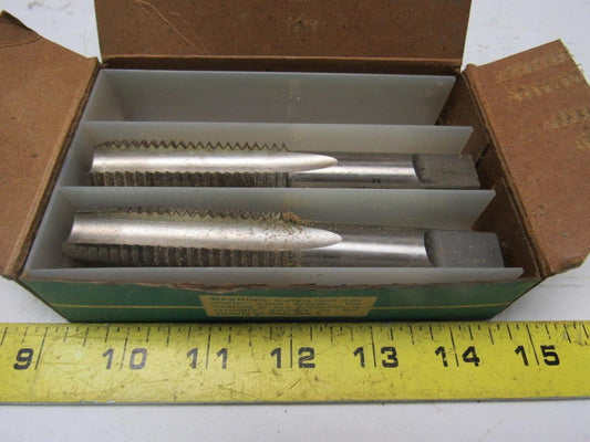 Greenfield 14547 5303 1"-8 2pc 4 Flute Tap Set Taper Bottom 5-1/8" OAL HHS