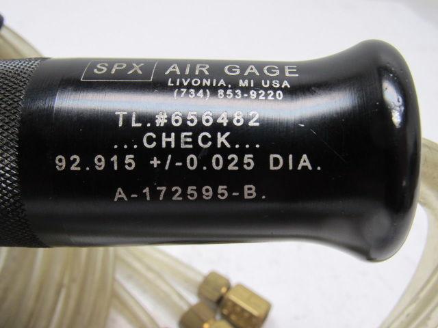 SPX Air Gauge A-172595-B Non-Contact Dimensional Bore 92.915 +/- 0.025 Dia.