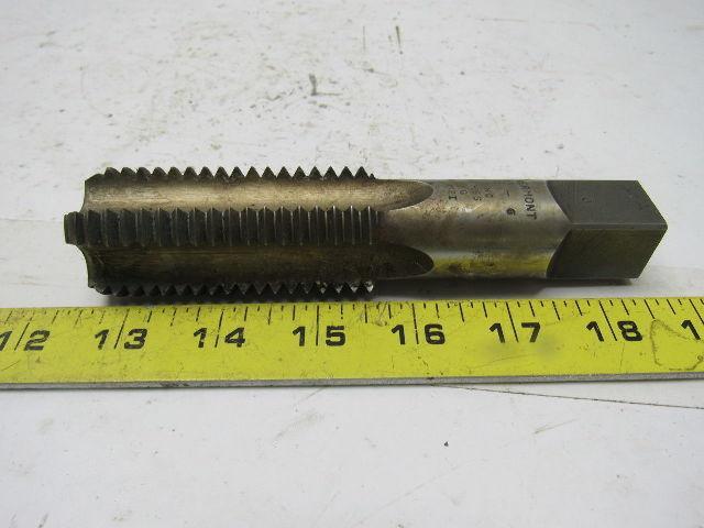 Vermont 1-3/8-6 2pc 4 Flute Tap Set Taper Plug Bottom HHS Bright