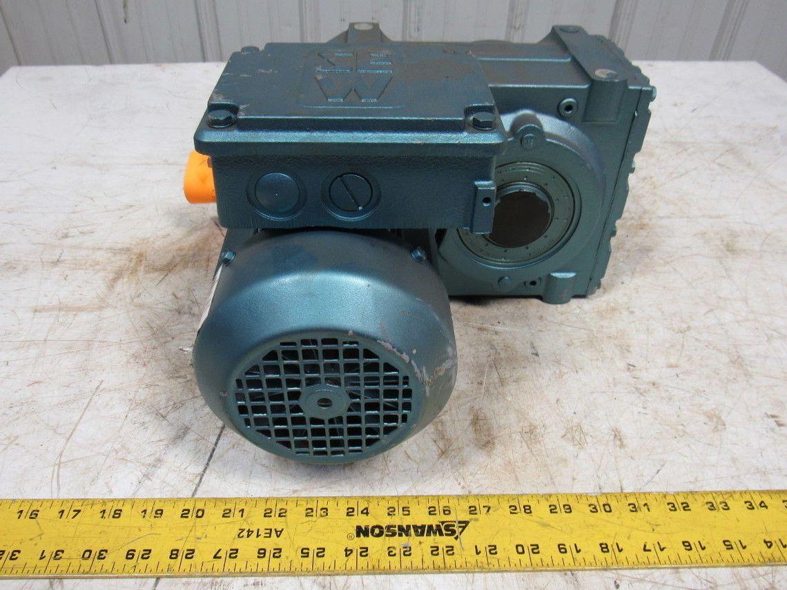 SEW-EURODRIVE FAZ57DT71D6-KS Gear Motor .33HP 3PH 230/460V 157.09:1 Ratio