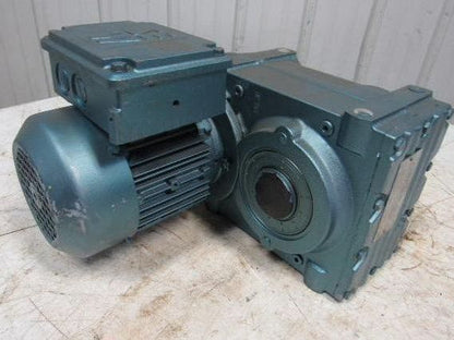 SEW-EURODRIVE FAZ57DT71D6-KS Gear Motor .33HP 3PH 230/460V 157.09:1 Ratio