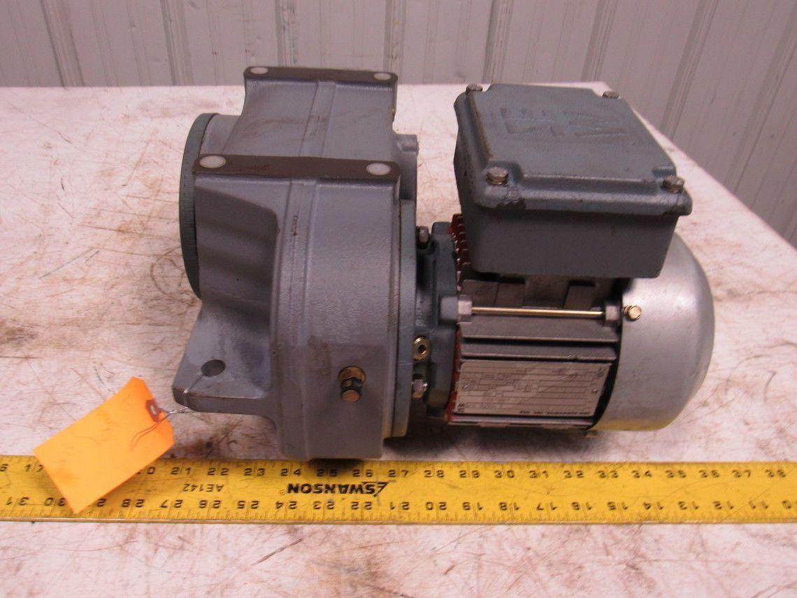 SEW-EURODRIVE FAZ57DT71D6-KS Gear Motor .33HP 3PH 230/460V 157.09:1 Ratio