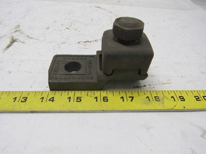 Burndy QA44-B Terminal Lug 850-1000 kcmil Mechanical Ground 5/8" Hole