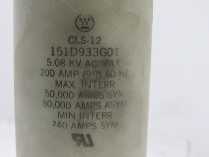 Westinghouse CLS-12 / 151D933G01 5.08KV 200A Fuse