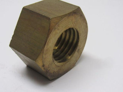 1"-8 Brass Extra-Wide Hex Nut Lot of 4