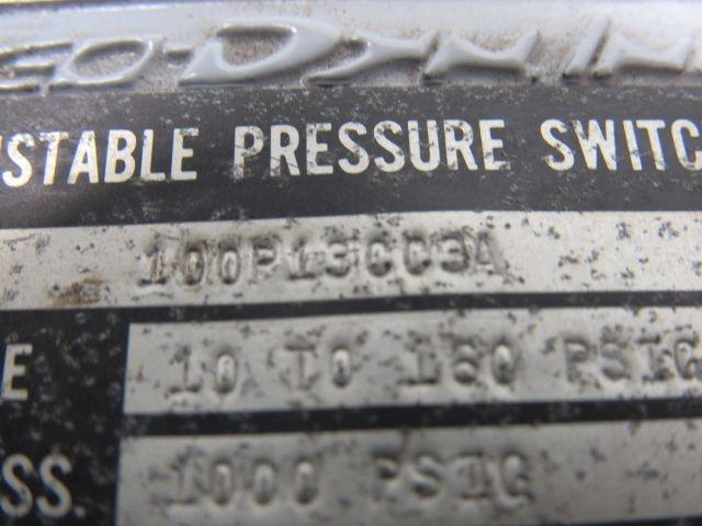 NEO-DYN Inc 100P13CC3A Pressure Switch  10 to 150 Psi  .5A/125VDC 10A/125/250V