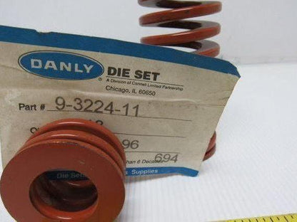 Danly 9-3224-11 Brown Die Spring 1" X 1-15/16" X 6" OAL Lot Of 2