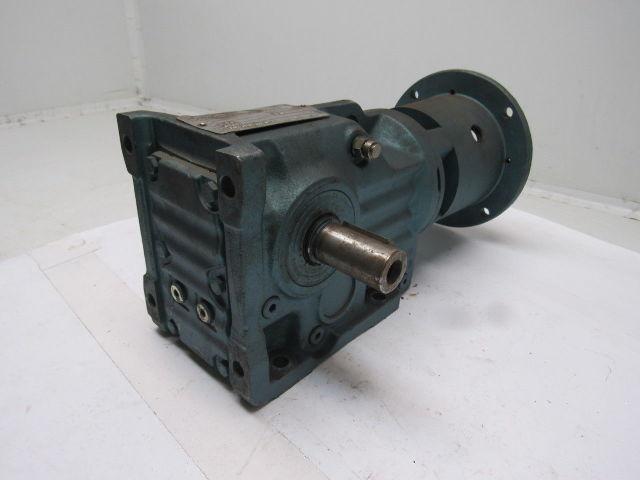 SEW-EURODRIVE K37LP 5.36:1 Ratio Double Shaft Gear Box Speed Reducer