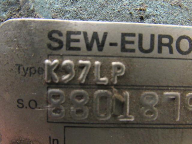 SEW-EURODRIVE K37LP 5.36:1 Ratio Double Shaft Gear Box Speed Reducer