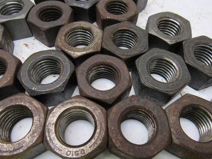 1"-8 Grade 2H Black-Oxide Extreme-Strength Steel Extra-Wide Hex Nut Lot of 26