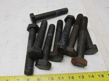 7/8"-9 x 5-1/2" Grade B7 Black Oxide Finish Heavy Hex Cap Screw Bolt Lot of 9
