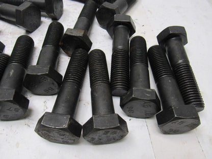7/8"-9 x 3-1/2" Grade B7 Black Oxide Finish Heavy Hex Cap Screw Bolt lot of 21