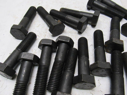 7/8"-9 x 3-1/2" Grade B7 Black Oxide Finish Heavy Hex Cap Screw Bolt lot of 21