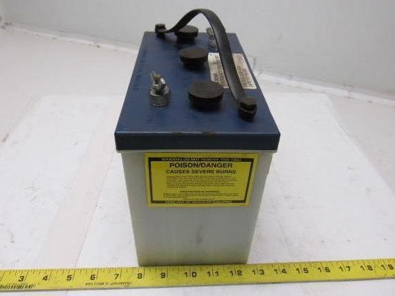 BIG BEAM EMERGENCY SYST. L640 6 VOLT Lead Acid Emergency Battery 40 A.H. Lot/1