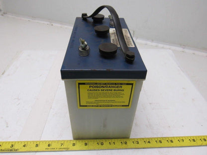 BIG BEAM EMERGENCY SYST. L640 6 VOLT Lead Acid Emergency Battery 40 A.H. Lot/1
