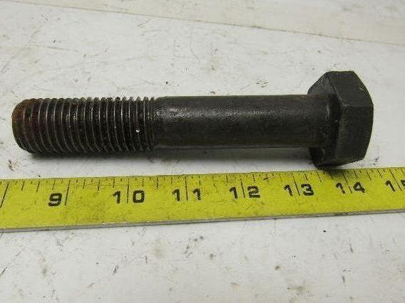 A307B 1"-8 x 5-1/2" Black Oxide Finish Heavy Hex Cap Screw Bolt lot of 5