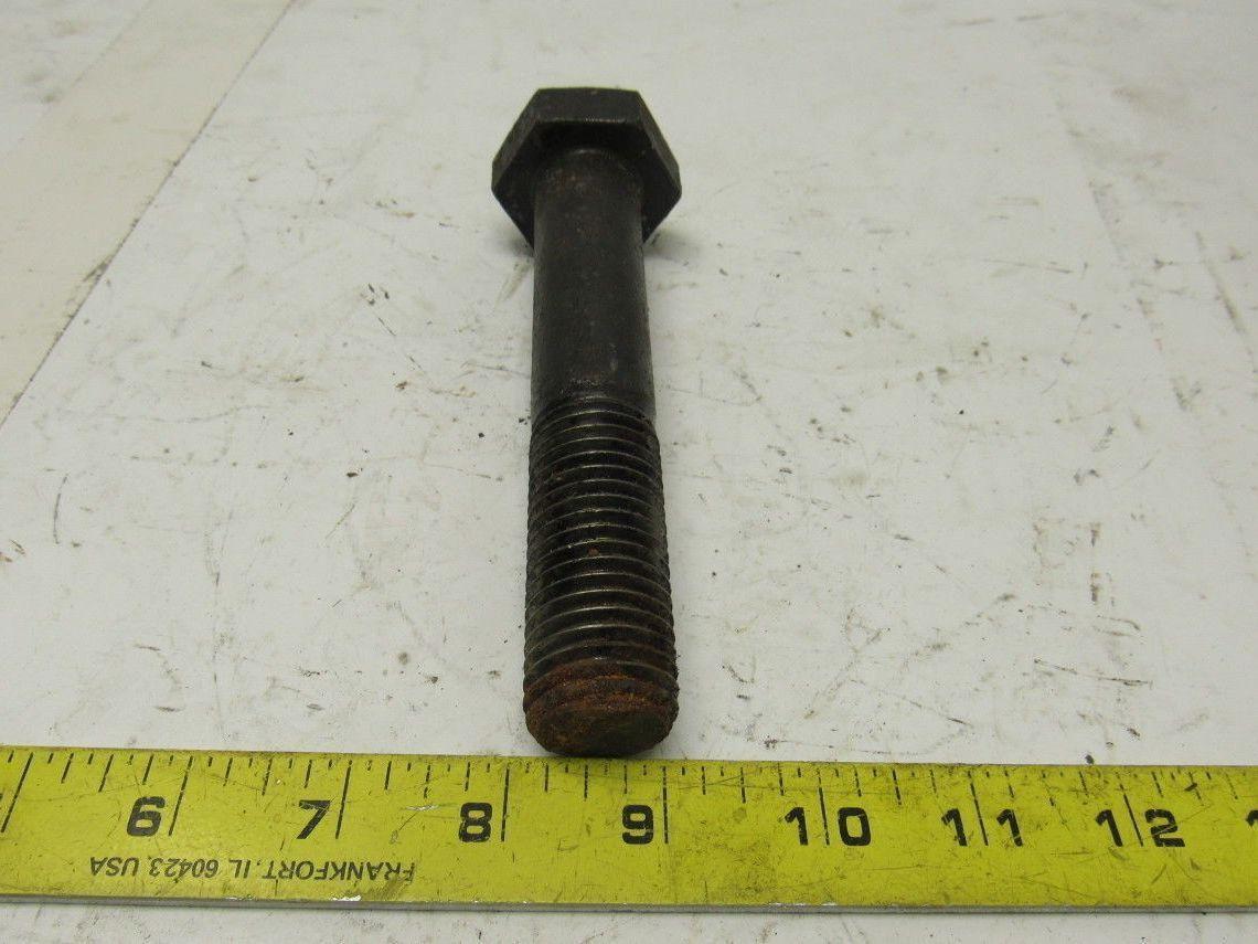 A307B 1"-8 x 5-1/2" Black Oxide Finish Heavy Hex Cap Screw Bolt lot of 5