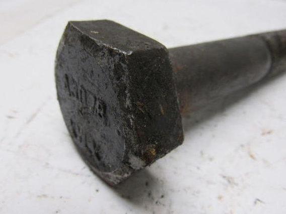 A307B 1"-8 x 5-1/2" Black Oxide Finish Heavy Hex Cap Screw Bolt lot of 5