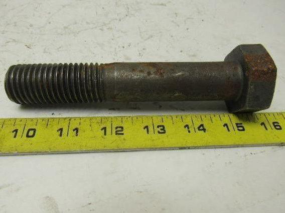 307B 1"-8 x 5-1/2" Plain Finish Heavy Hex Cap Screw Bolt lot of 5
