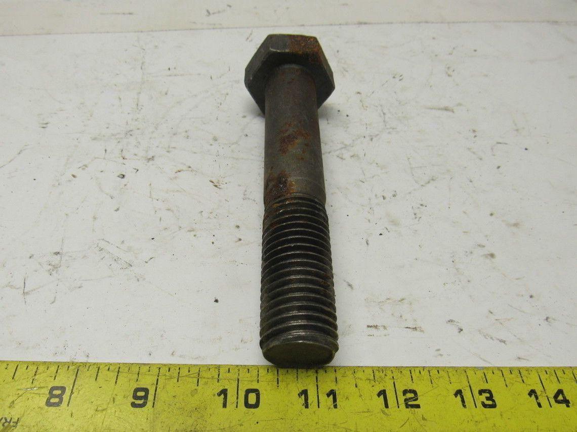 307B 1"-8 x 5-1/2" Plain Finish Heavy Hex Cap Screw Bolt lot of 5