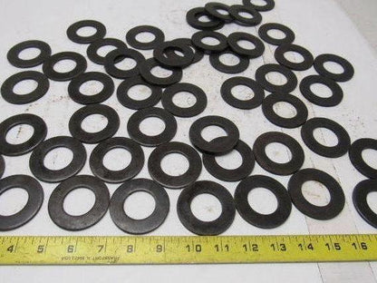 1-1/8" Black Oxide Structural Flat Washer Steel 0.144 Thick 2.250" OD Lot of 47
