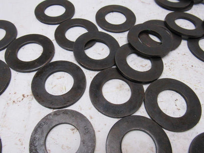 1-1/8" Black Oxide Structural Flat Washer Steel 0.144 Thick 2.250" OD Lot of 47