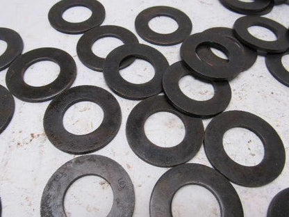 1-1/8" Black Oxide Structural Flat Washer Steel 0.144 Thick 2.250" OD Lot of 47