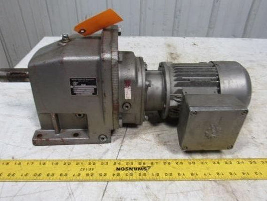 Nord Gear SK23-71 S/4 Inline Foot Mount Gearmotor 179.50:1 Ratio 9RPM Out