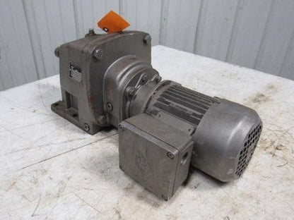 Nord Gear SK23-71 S/4 Inline Foot Mount Gearmotor 179.50:1 Ratio 9RPM Out