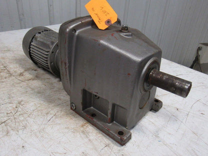 Nord Gear SK23-71 S/4 Inline Foot Mount Gearmotor 179.50:1 Ratio 9RPM Out