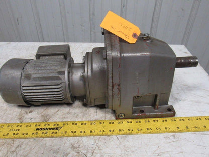 Nord Gear SK23-71 S/4 Inline Foot Mount Gearmotor 179.50:1 Ratio 9RPM Out