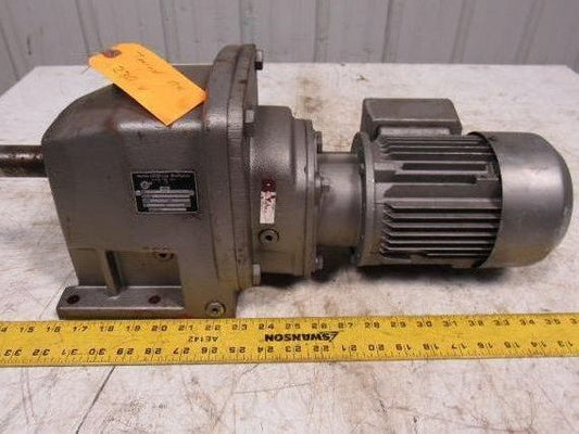 Nord Gear SK 2 23-71 S/4 Inline Foot Mount Gearmotor 179.50:1 Ratio 9RPM Out