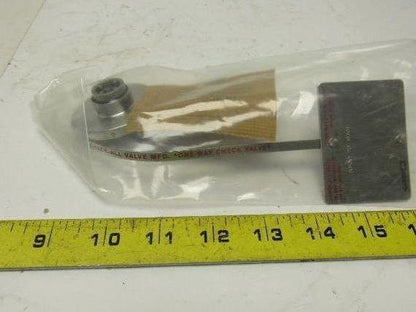 Check-All Dupont P1V SV804 Flange Insert Check Valve 1" SS For Chlorine Service