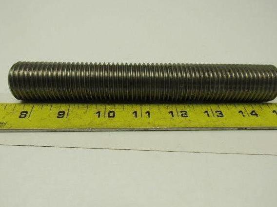 1-1/8"-8 X 7-1/2" Stainless Steel Threaded Rod Stud Lot of 2