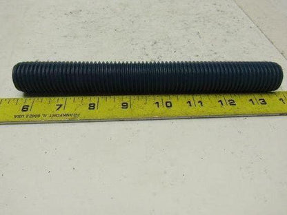 1"-8 X 8-1/4" Blue Teflon Steel Threaded Rod Stud Lot of 3