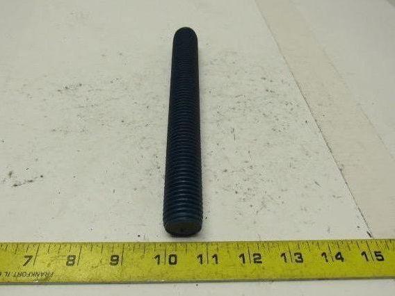 1"-8 X 8-1/4" Blue Teflon Steel Threaded Rod Stud Lot of 3